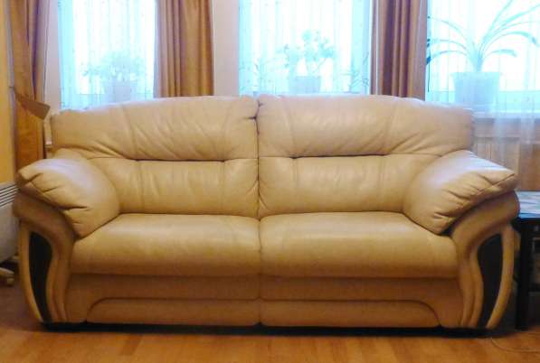 Продам элитный кожаный диван-кровать Лестер Британика