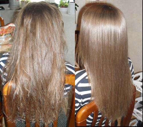 Кератиновое восстановление и выпрямление волос в Москве фото 4