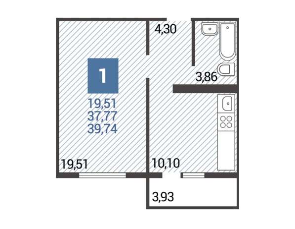 Продам 1 комнатную квартиру в Анапе в Анапе