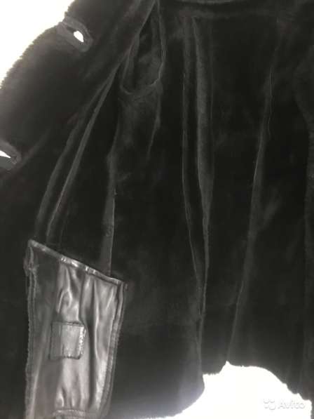 Куртка кожаная с мехом
