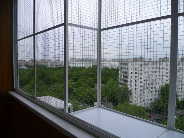 Антикошка сетки и выгулы на окна в Москве фото 3