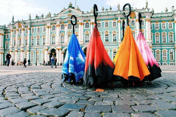 Автоматический умный зонт наоборот в Санкт-Петербурге