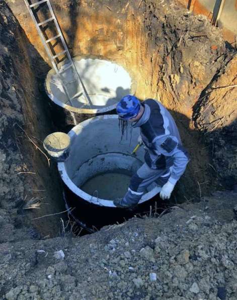 Септик из ЖБИ колец под канализацию для дома и дачи на 7.9м в Тюмени фото 5