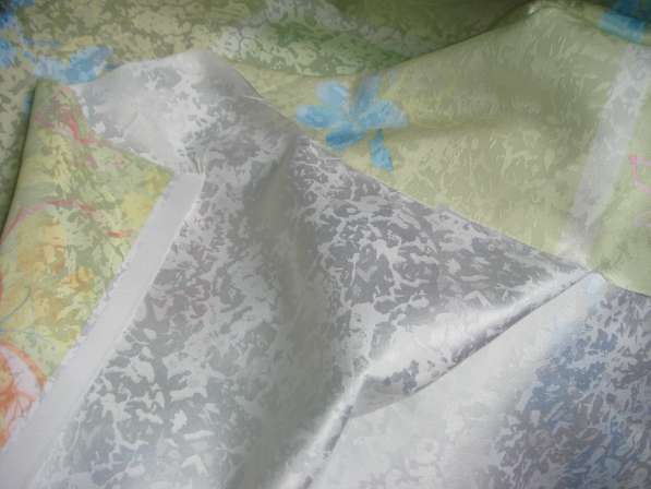 Нежно-салатовая ткань для шторы "Бабочки" в Тамбове фото 4