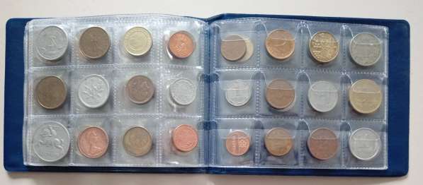 Коллекция иностранных монет мира без повторов 96 шт в Брянске фото 5