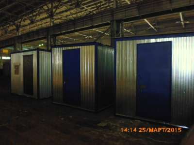 Бытовки на металлокаркасе с утеплением 100 мм в Тюмени