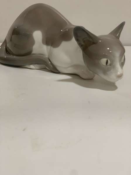 Фарфоровая статуэтка nao/lladro кошка в Москве