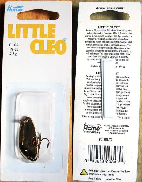 Acme Little Cleo 33мм (4,7г) G
