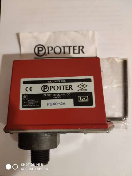 Сигнализатор давления Potter PS40-2A, 20 шт., новые