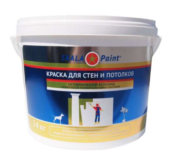 Краска водно-дисперсионная ВД-АК 24 для стен и потолков