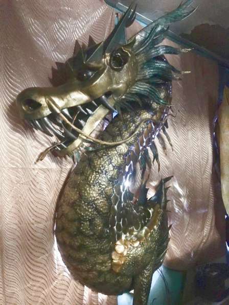 Скульптура креативная"Китайский дракон" в Краснодаре