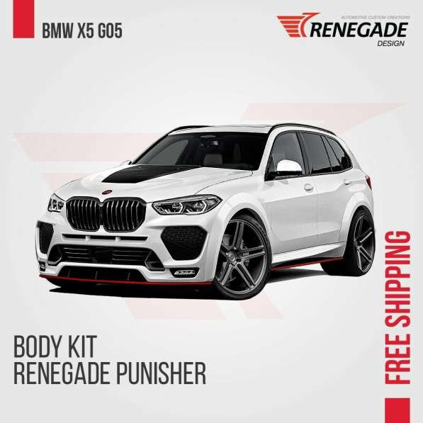 Body Kit Para BMW X5 G05 "Renegade Punisher" 2018-2019 Wide