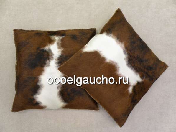 Декоративные подушки из шкур коров, лисы и чернобурки в Москве фото 11