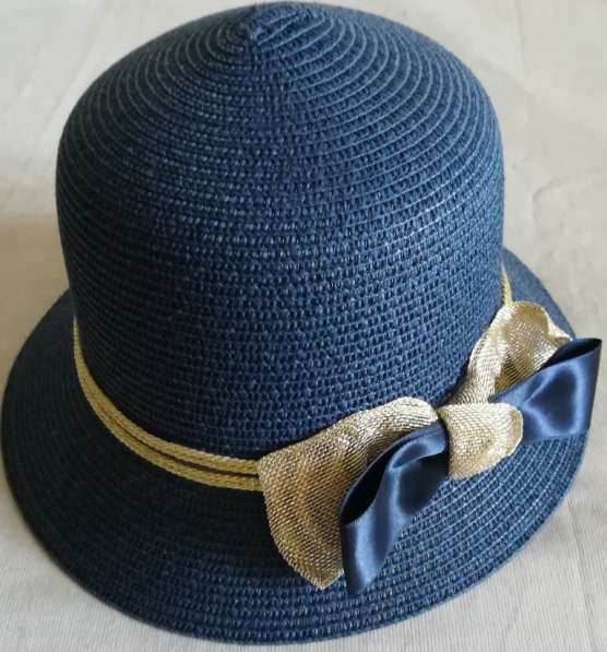 Шляпа женская синяя