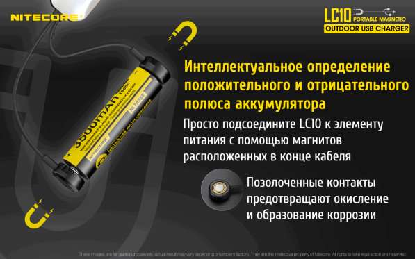 NiteCore Зарядное устройство для 1 Li-ion аккумулятора NiteCore LC10 в Москве фото 6