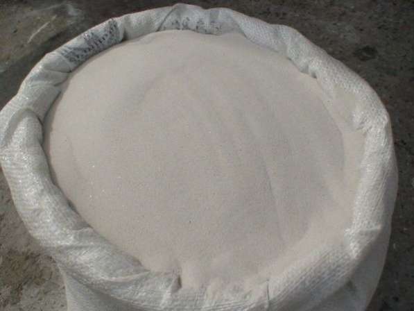 Песок кварцевый белый в мешках фр. 0 - 0,63 мм (25 кг)