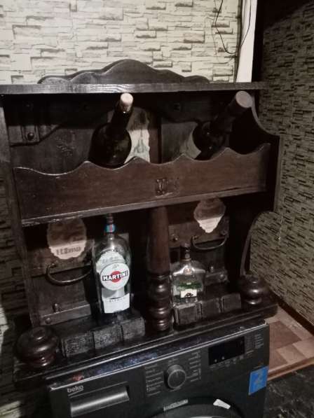 Винтажная винная полка-бар в Перми фото 3