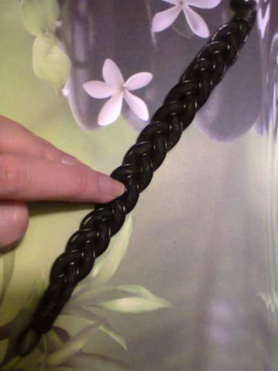 черный, плетеный, кожанный браслет в Санкт-Петербурге фото 6