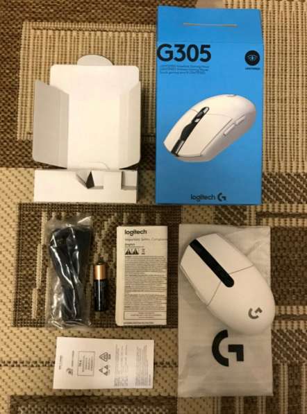 Мышка Logitech G305 LIGHTSPEED Wireless White в Москве