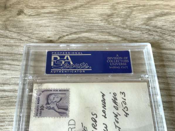 Бейсбольная карта Микки Мэнтл PSA с автографом в Ярославле фото 5