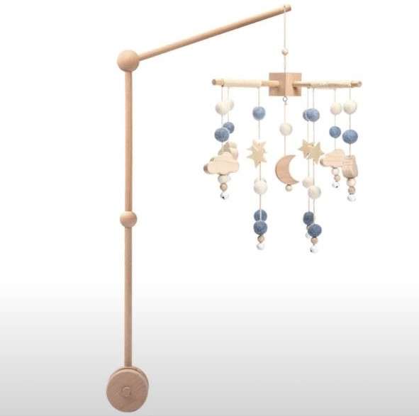 Детский мобиль деревянный