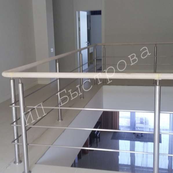 Перила из нержавеющей стали в фото 26