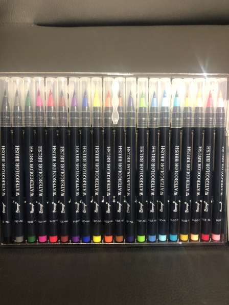 Набор акварельных маркеров WaterColor Brush Pen, 20 цветов в Зеленограде фото 3
