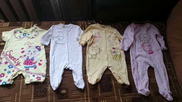 Одежда на девочку 0-6 месяцев в Краснодаре