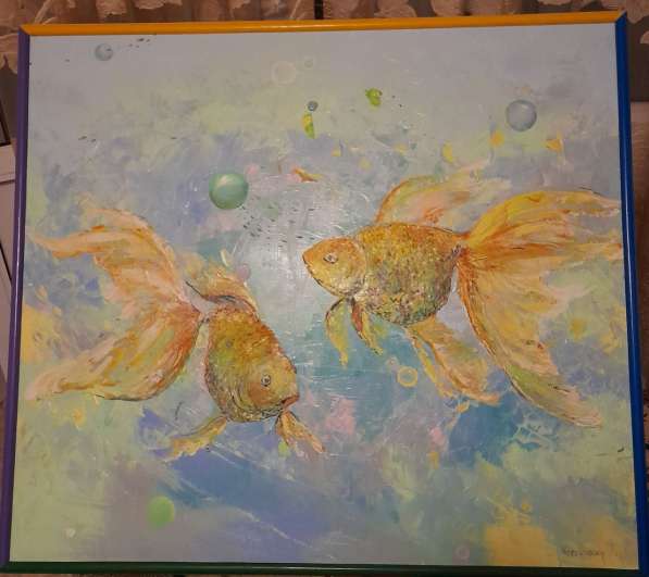Продаётся картина ;Золотые Рыбки