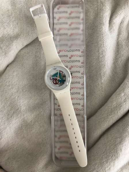 Часы swatch white lacquered в Мытищи фото 3