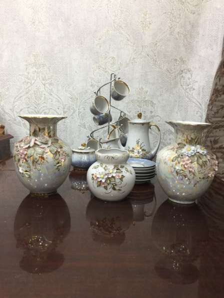 Чайное-кофейный набор на 6 персон + вазы в Улан-Удэ