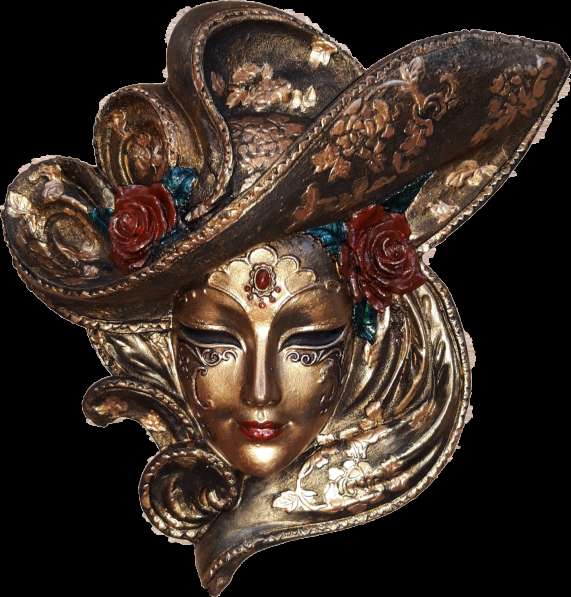 Панно на стену Венецианская маска Розы 240*270 мм в Миассе фото 4