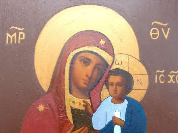 Икона старинная Иверской Богородицы в Москве фото 3