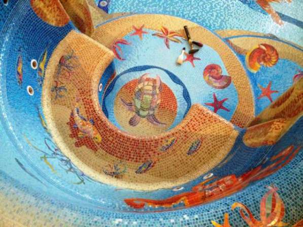 Мозаика для облицовки бассейнов, художественные и матричные мозаичные панно. в Москве фото 27
