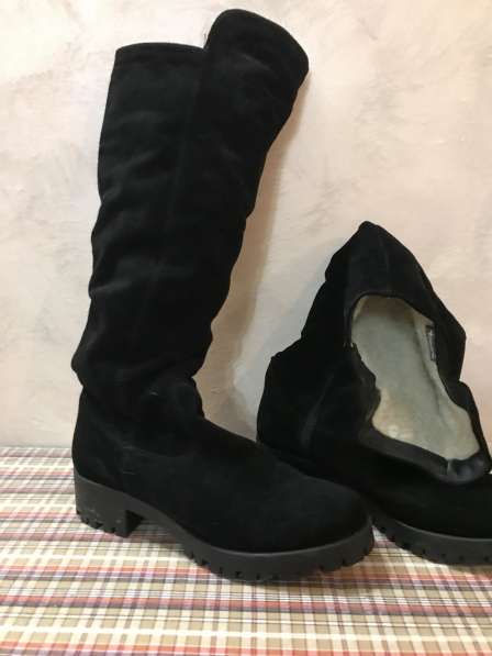 Ботфорты замшевые в Сургуте фото 3