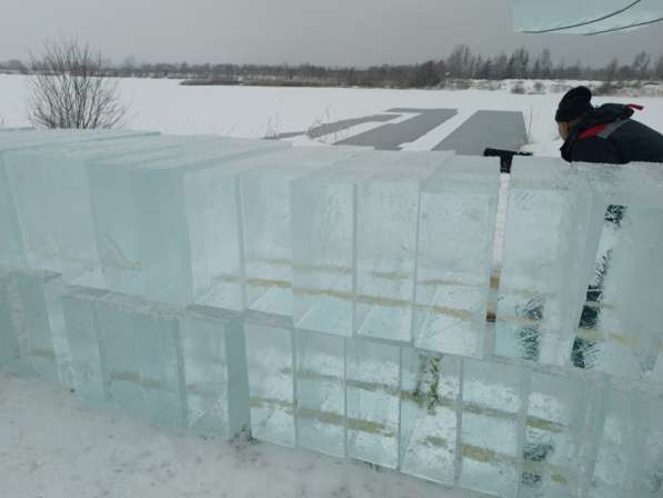 Лед, блоки льда для скульптур, лед строительный в Москве фото 9