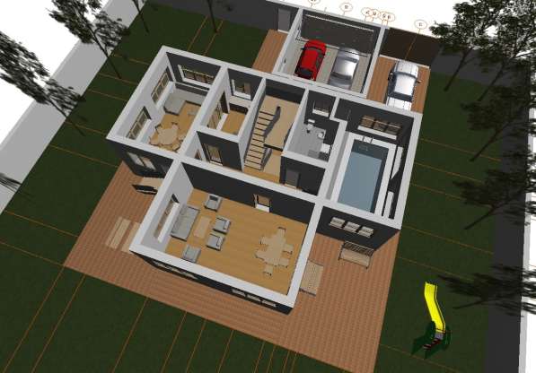 Под земельный участок 3D модель дома, мини отеля и т. д в фото 5
