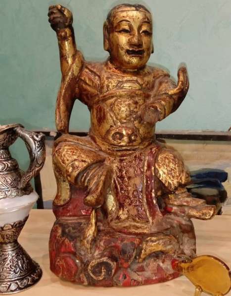Деревянная статуэтка Будда, 18 век в Ставрополе фото 3
