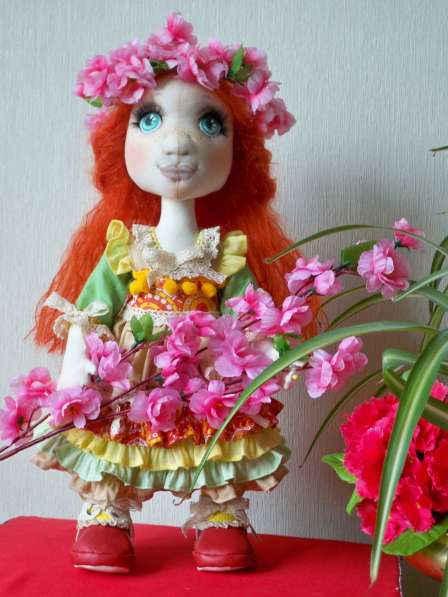 Текстильная интерьерная кукла АЛЁНКА. Россия в Тольятти фото 4