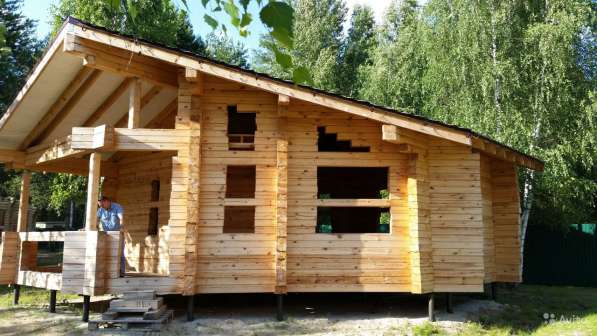 Брусовые каркасные и рубленные дома и бани в Костроме фото 17
