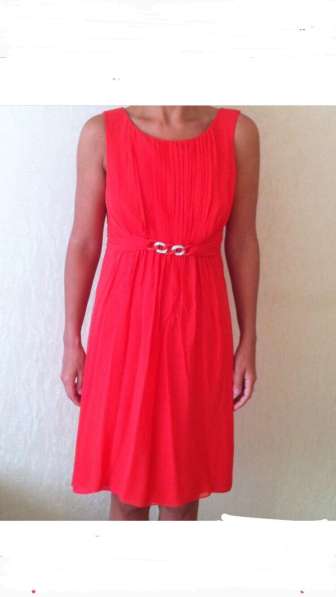 Платье новое Luisa Spagnoli Италия размер М 46 шёлк коралл
