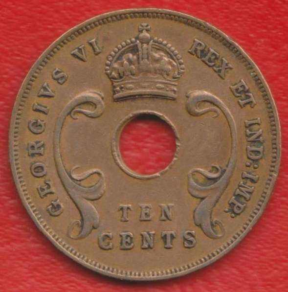 Британская Восточная Африка 10 центов 1943 г. в Орле