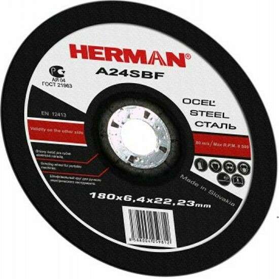 Абразивный отрезной круг HERMAN EXPERT 230х1,8х22,23мм