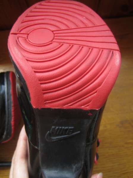 Ботиночки Nike JORDAN Кожа натуральная под лак в 
