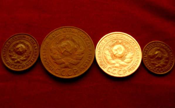 Комплект редких, медных монет 1924 год в Москве