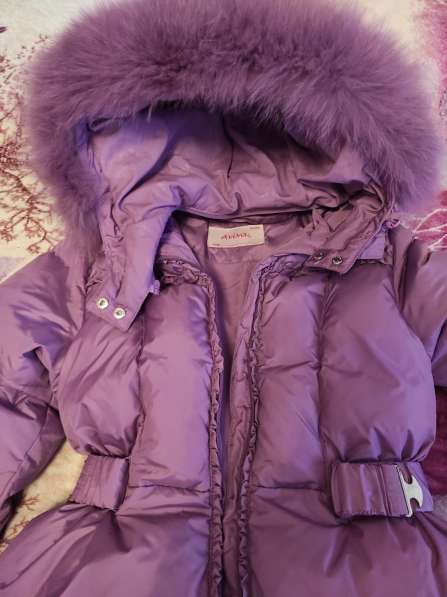 Продам пуховое пальто для девочки в Феодосии фото 4