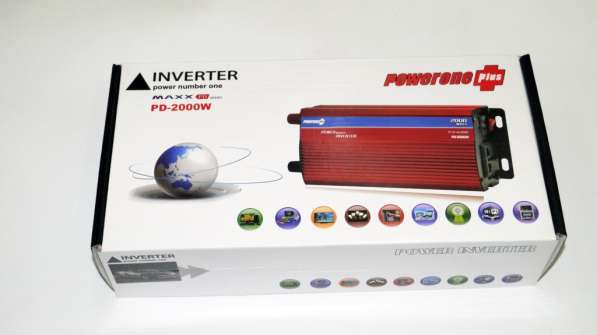 Инвертор 2000W 24V с вольтметром в фото 5