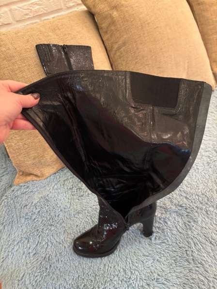 Сапоги лаковые в Москве фото 3