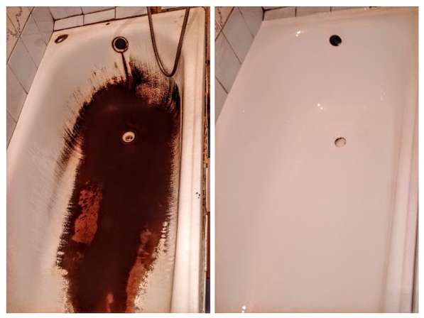 Реставрация ванной акрилом в Саратове