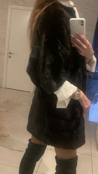 Шуба Норковая черная в Москве фото 4